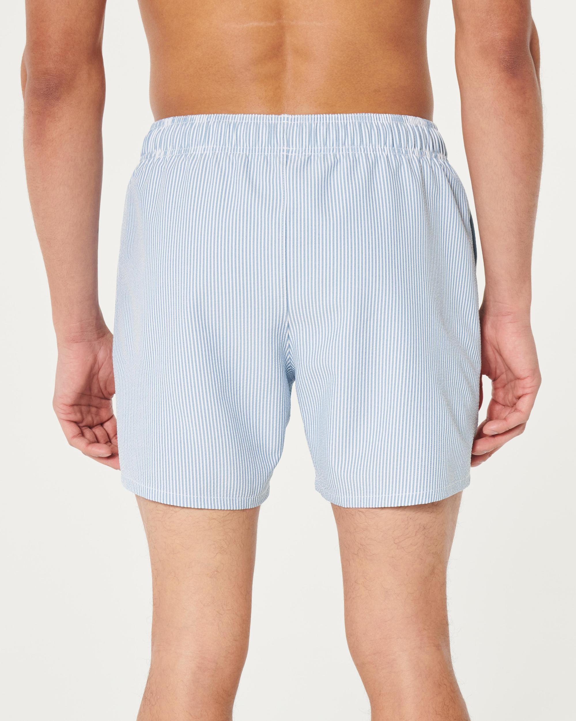 Seersucker Guard Swim Trunks 5" Product Image