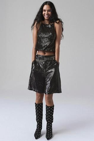 All Night Studded Kitten Boots Product Image