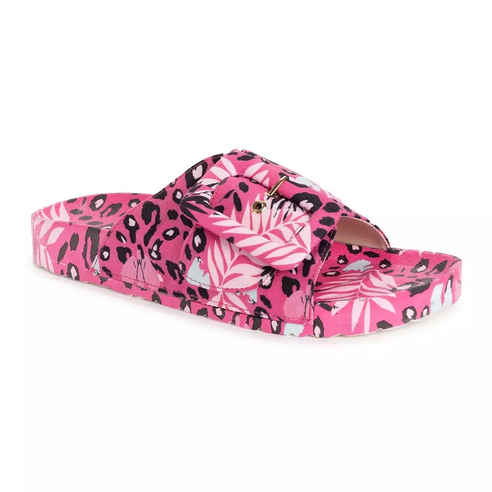 MUK LUKS Island Tiki Womens Sandals Pink Product Image