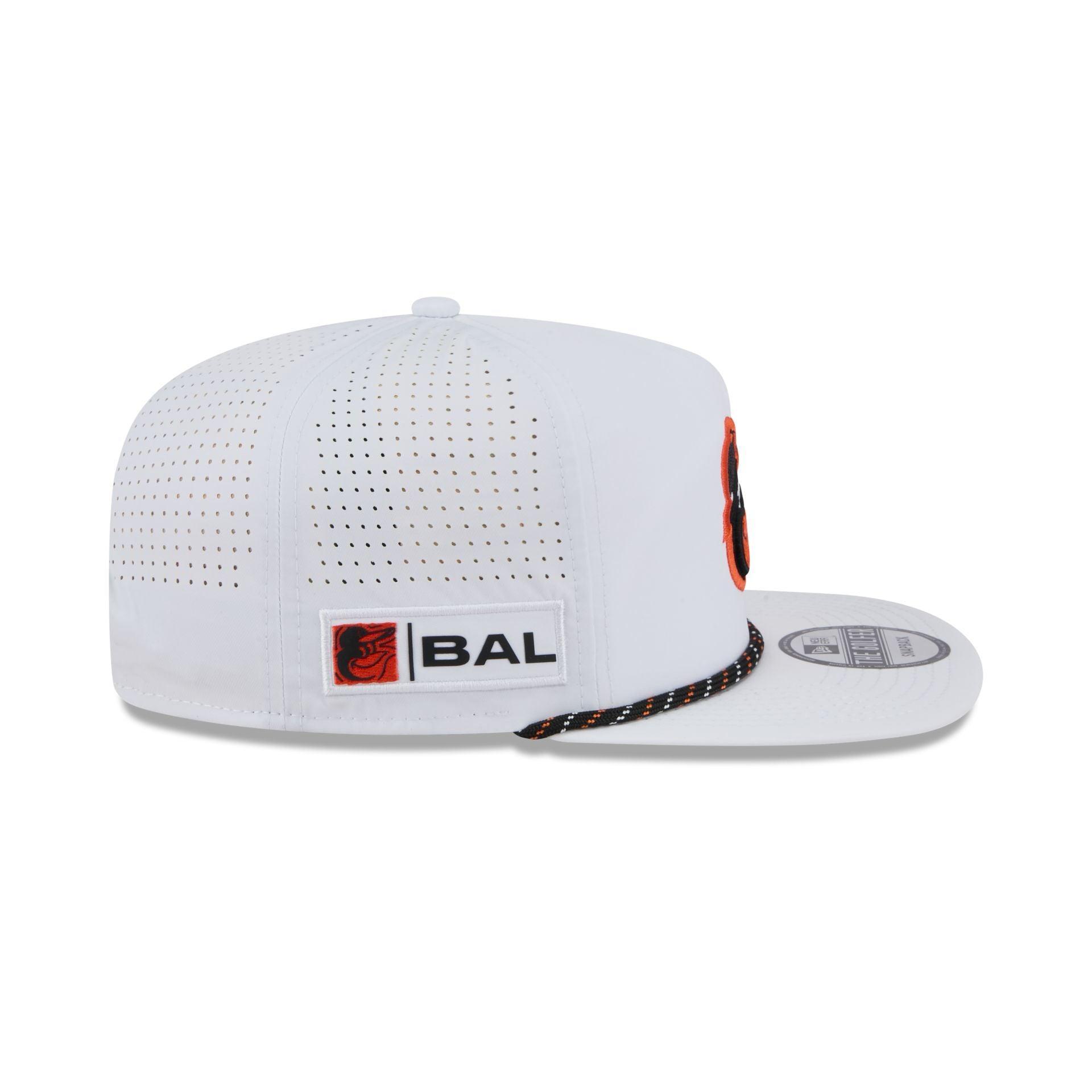 Baltimore Orioles Optic White Performance Rope Golfer Hat Male Product Image