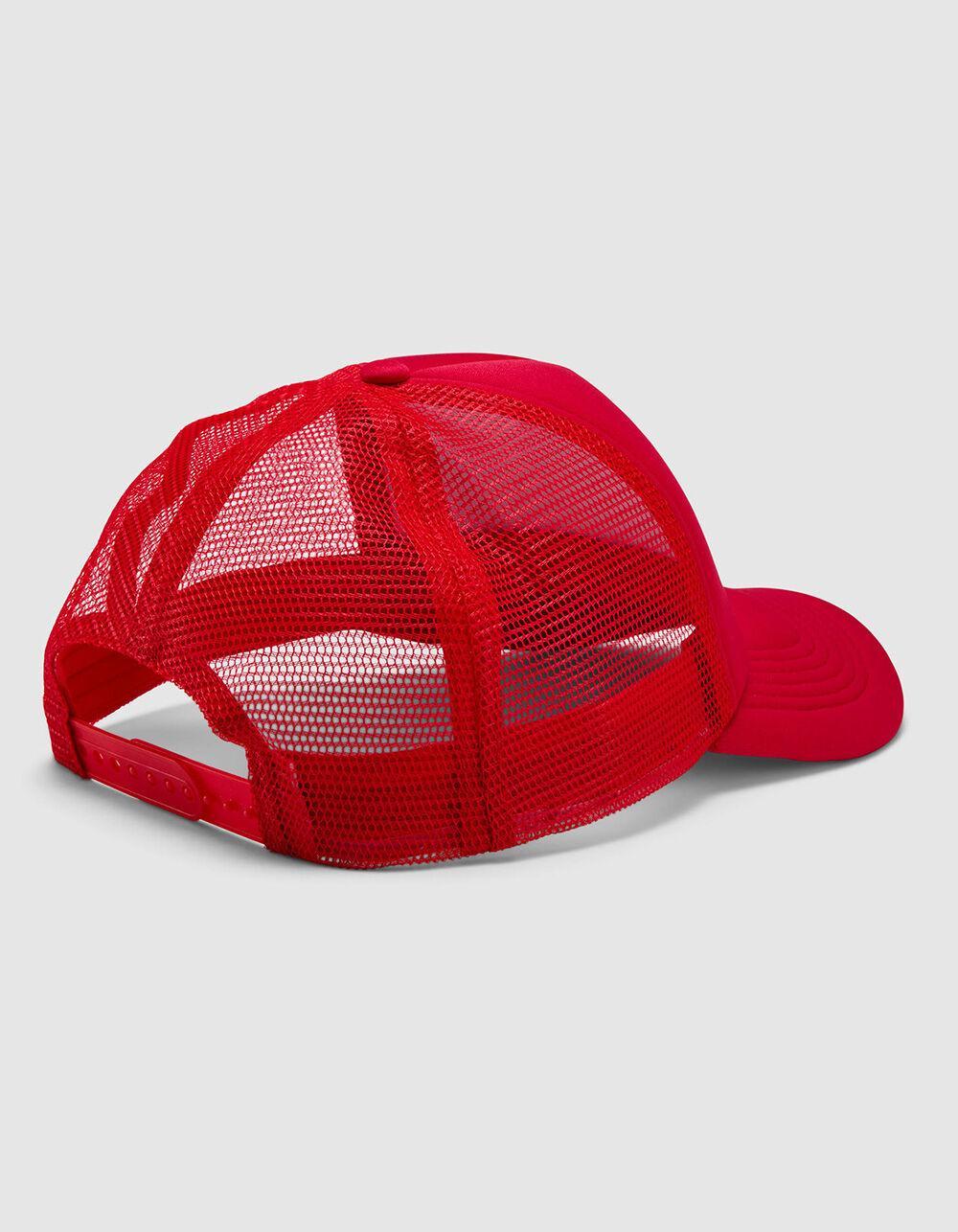 BECAUSE WEEKEND Because Yoga Trucker Hat - RED Product Image