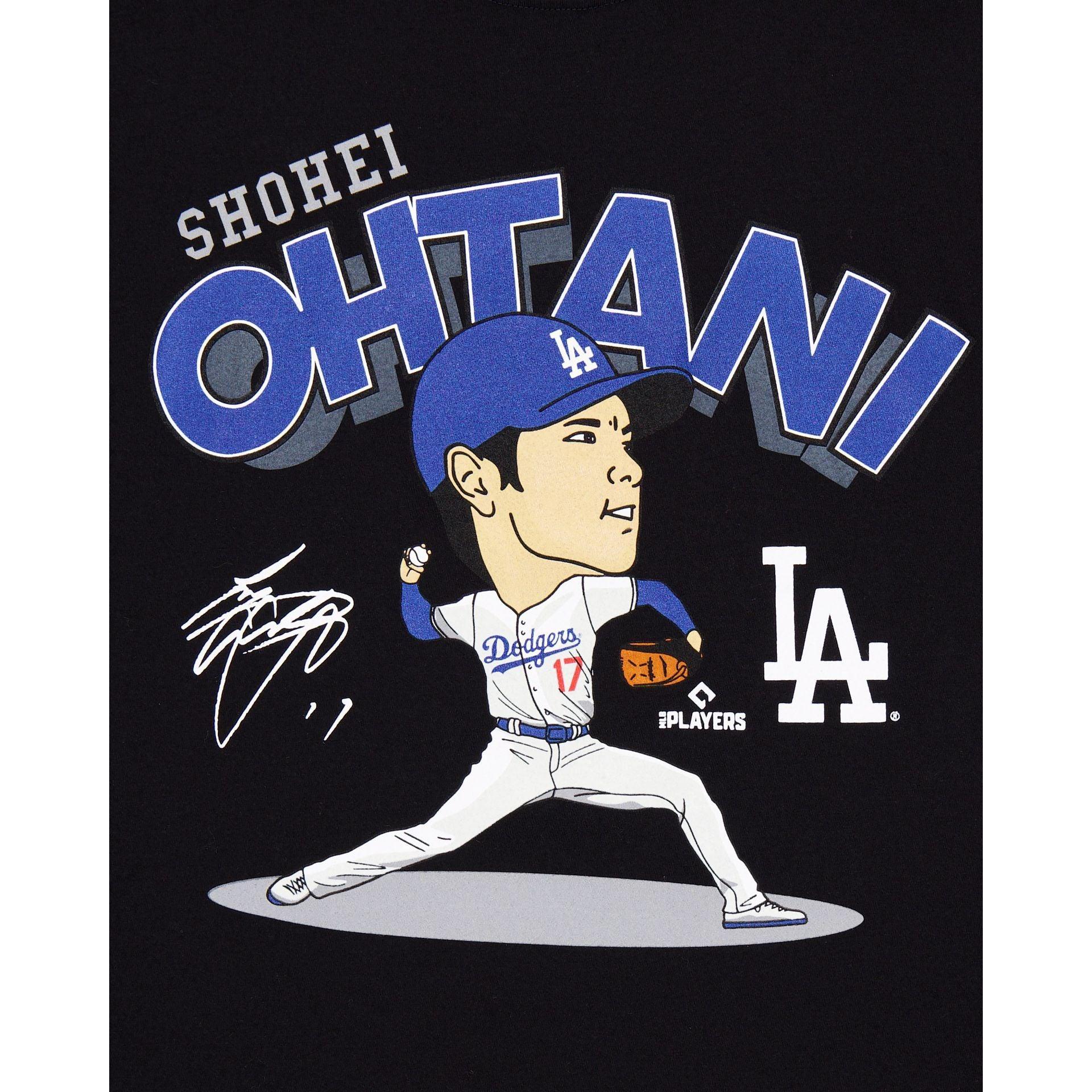 Los Angeles Dodgers Shohei Ohtani Black T-Shirt Male Product Image