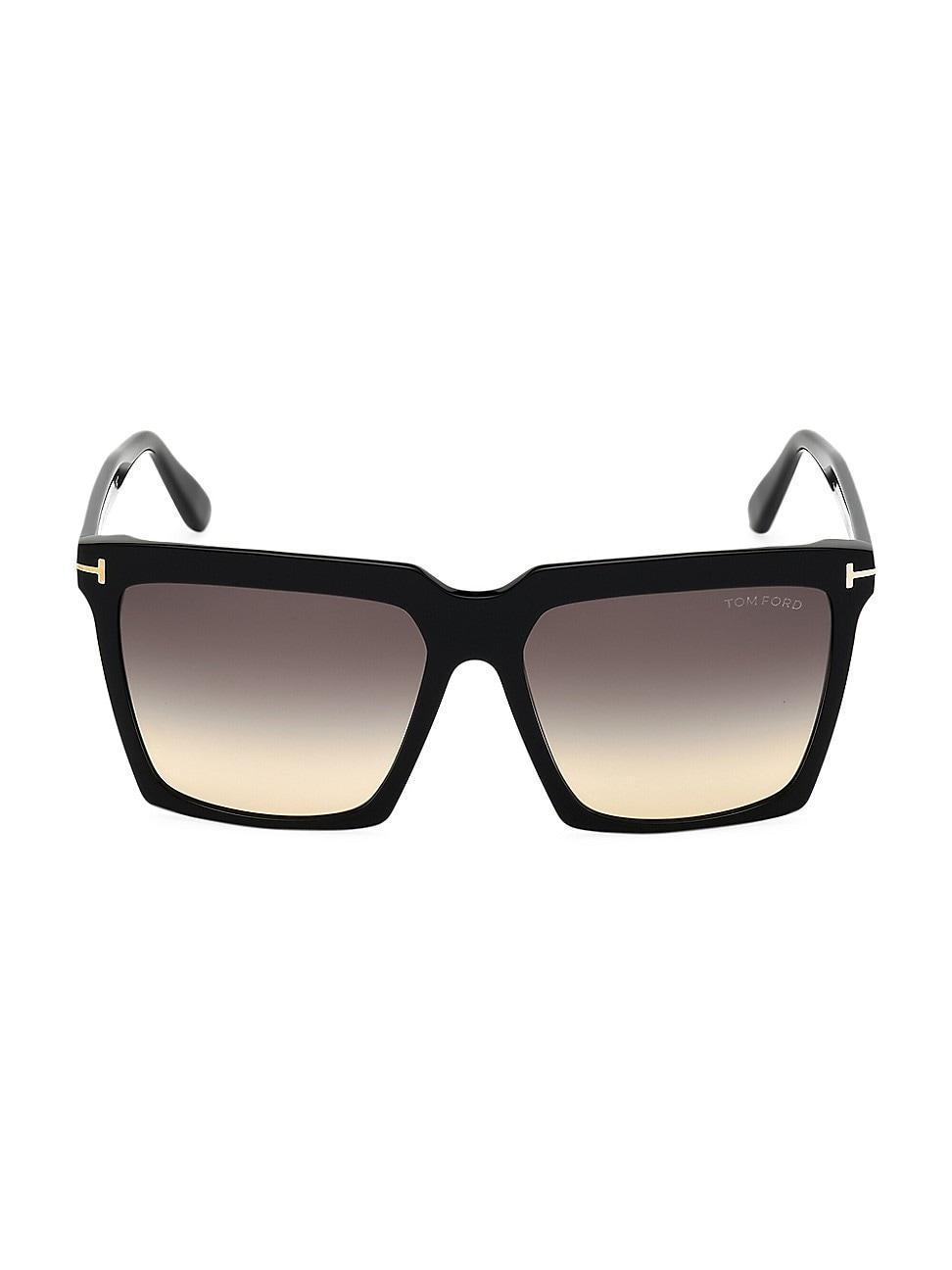 Sabrina Square Acetate Sunglasses Product Image
