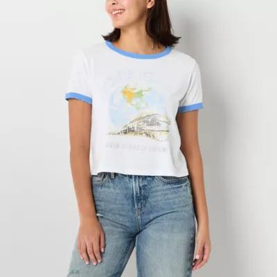 Juniors Womens Short Sleeve Graphic T-Shirt Product Image