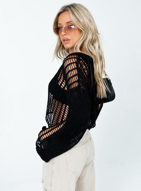 The Kennedy Sweater Black Product Image