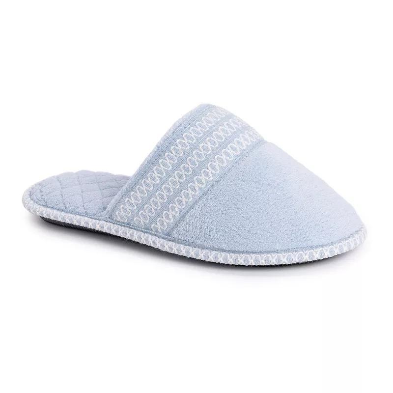 MUK LUKS Cathy Women's Clog Slippers, Size: Large, Daisy White Product Image
