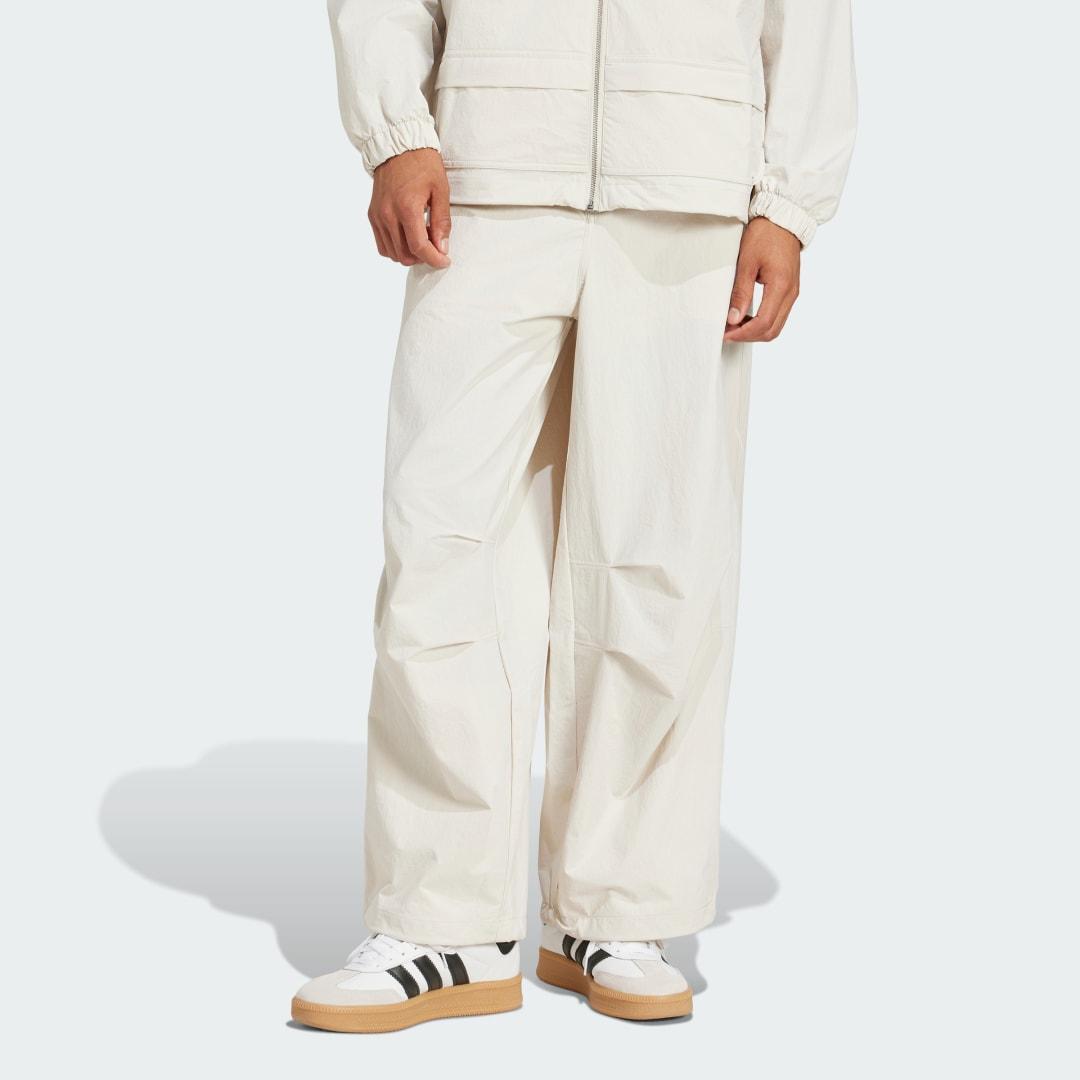 adidas Premium Essentials Utility Parachute Pants Alumina 34 Mens Product Image
