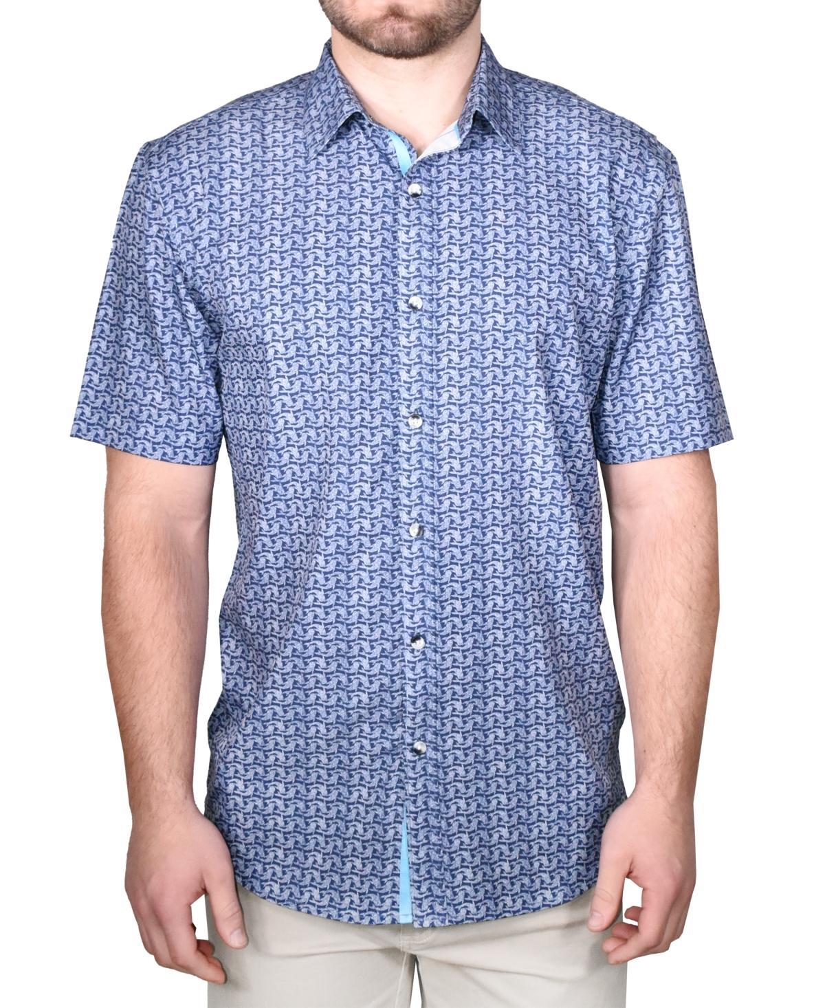 Vintage 1946 Mens Printed Short-Sleeve Woven Shirt Product Image