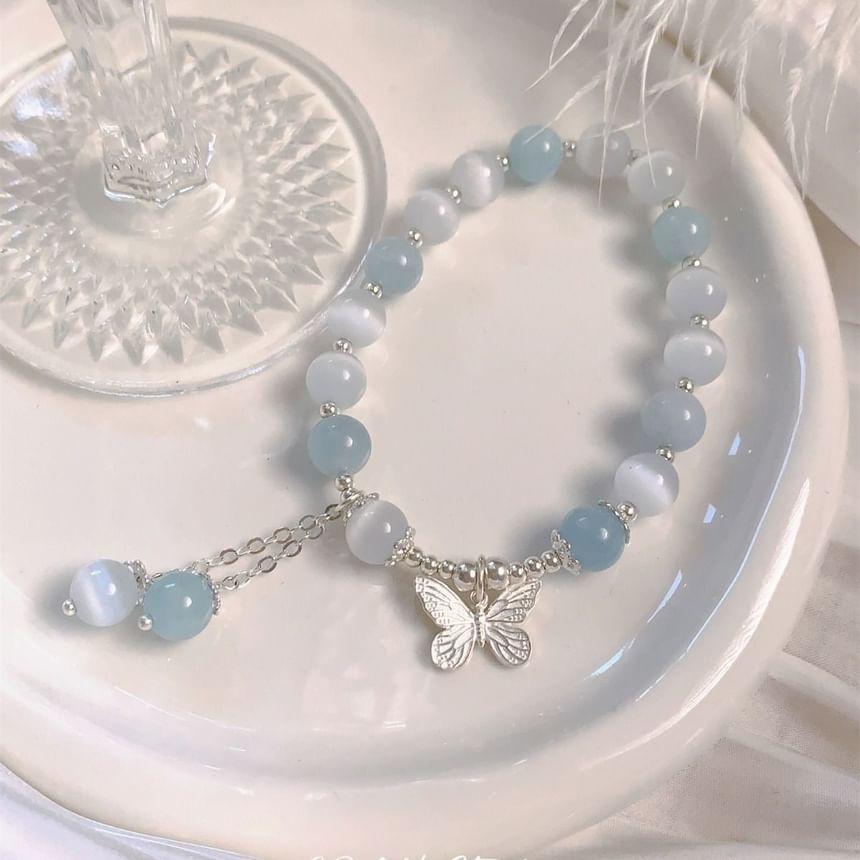 Butterfly Beaded Bracelet Product Image