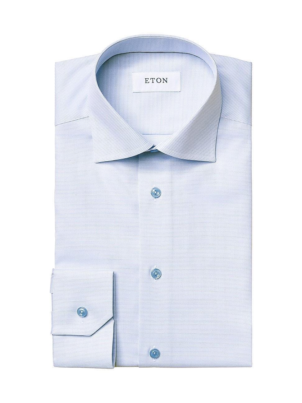 Eton Slim Fit Textured Solid Shirt Product Image