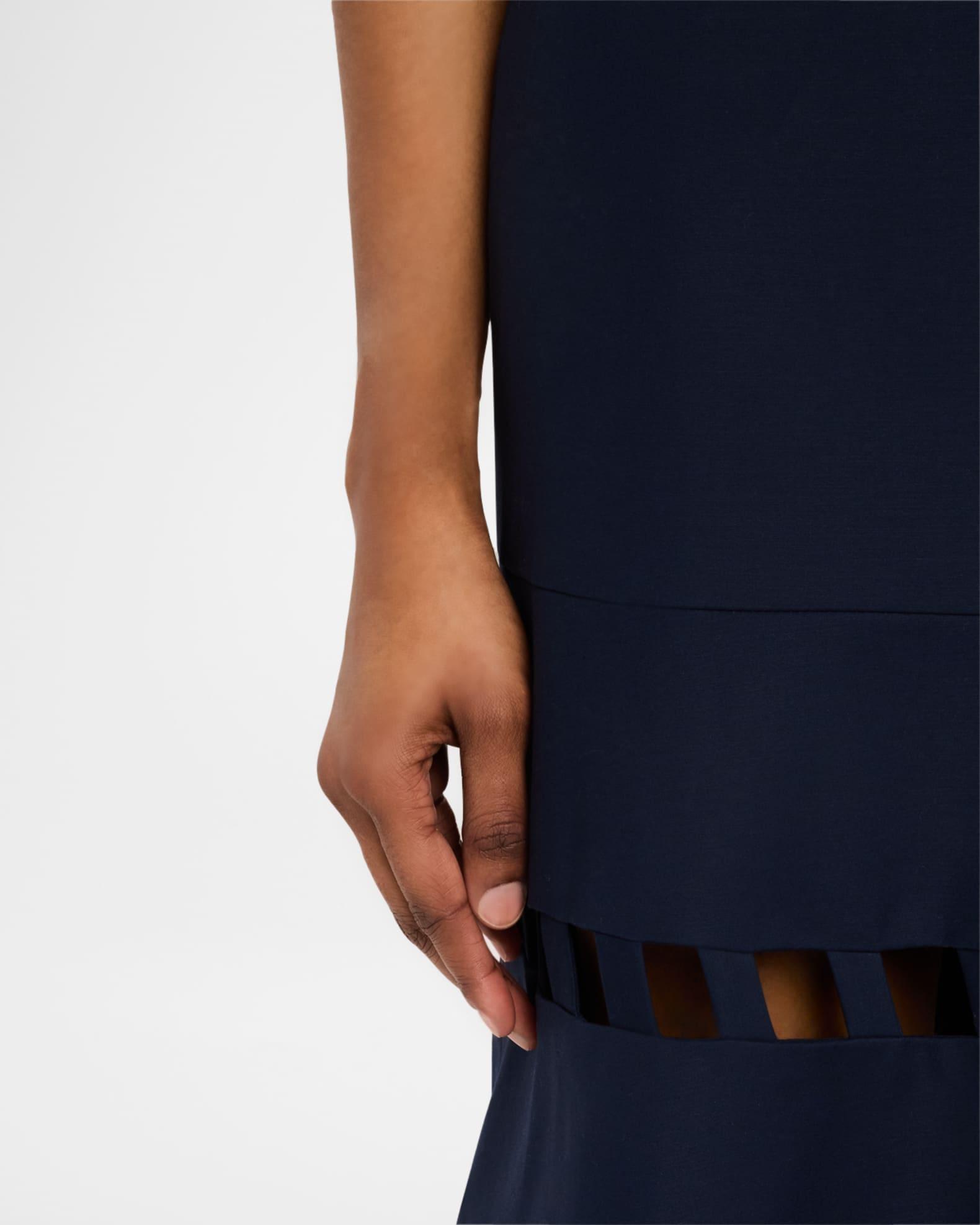 Janessa Cut-Out Halter Midi Dress Product Image