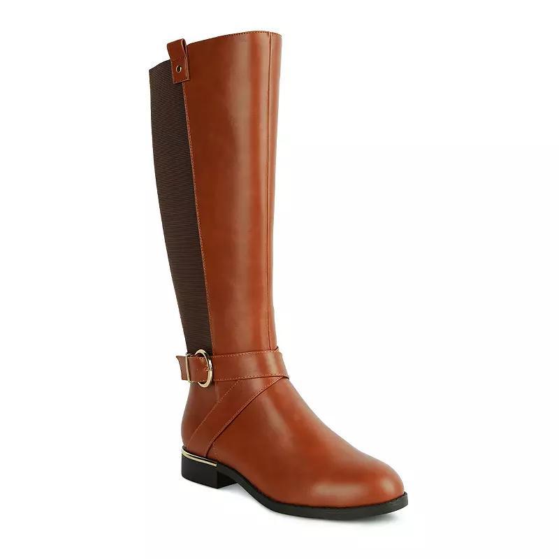 London Rag Snowd Beat Chill Women's Knee-High Boots, Size: 7, Black Product Image