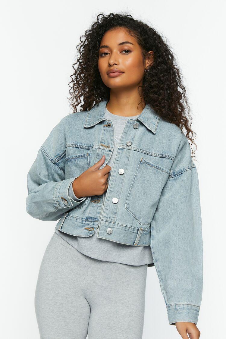 Cropped Denim Jacket | Forever 21 Product Image