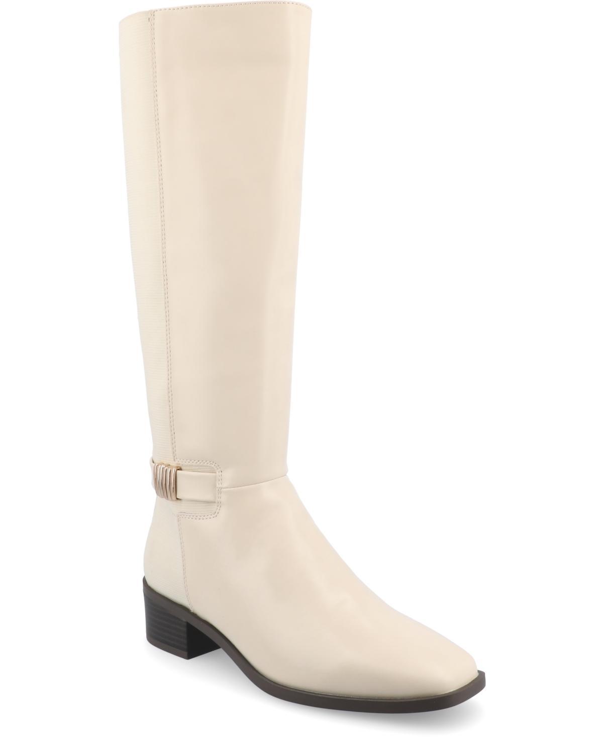 Journee Tru Comfort Foam Womens Londyn Calf Boots Red Product Image
