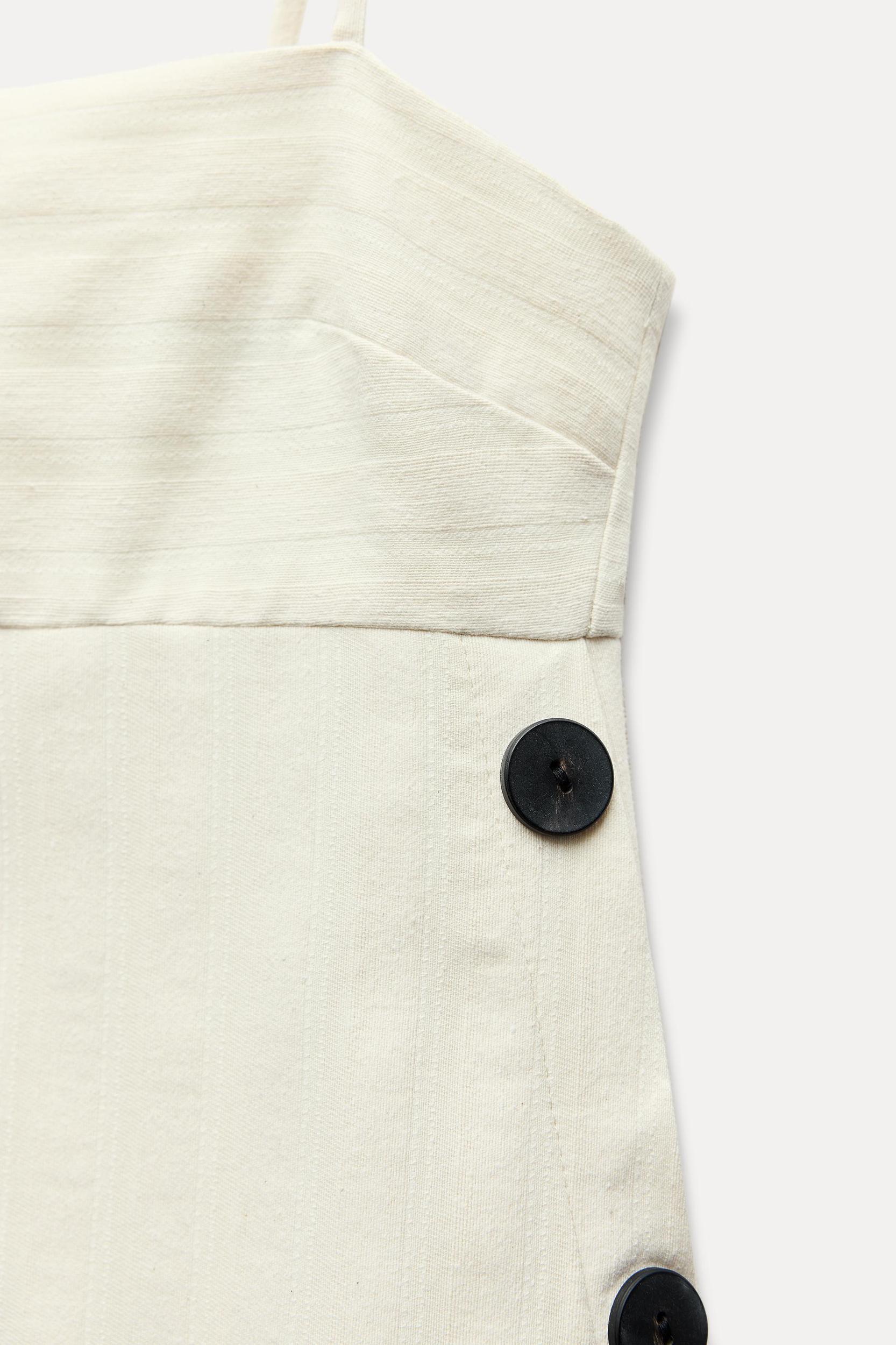 MINI DRESS WITH SIDE BUTTONS Product Image