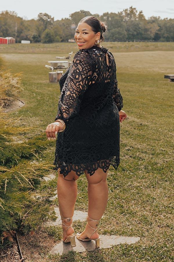 Delicate Daze Lace Mini Dress Curves Product Image