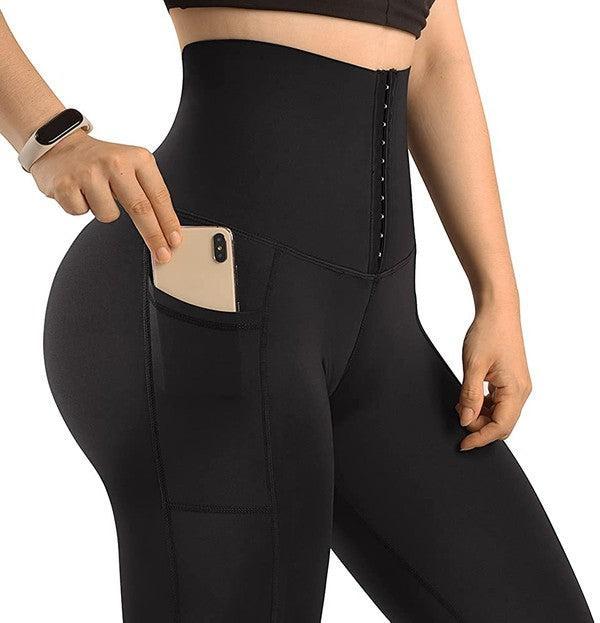 Corset leggings  Soft Body Shaper with Pockets Product Image