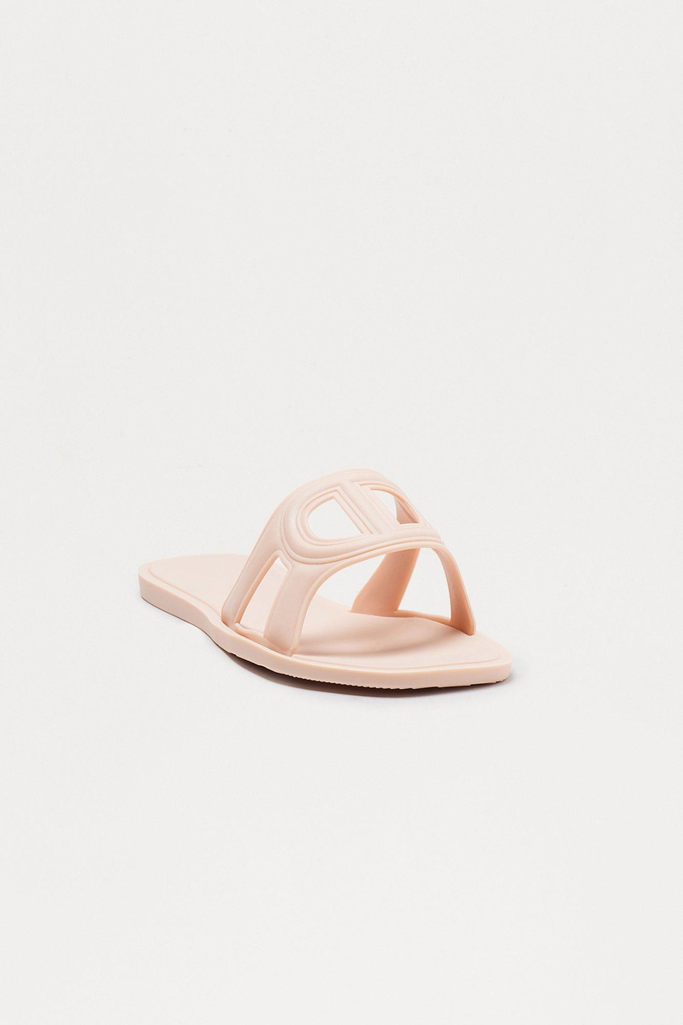 Shawn Slip On Sandals - Nude Product Image