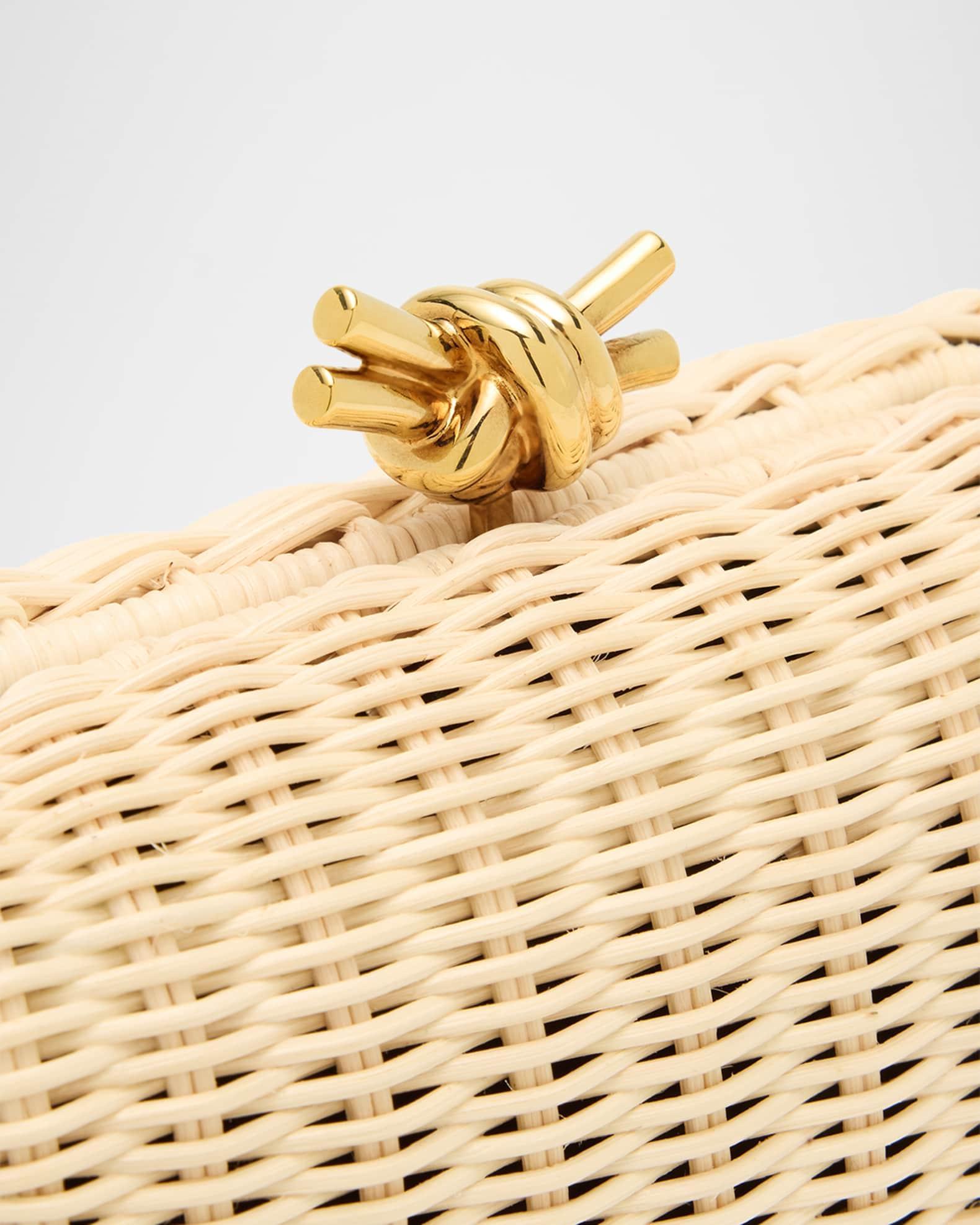 Knot Chain Rattan Crossbody Bag Product Image