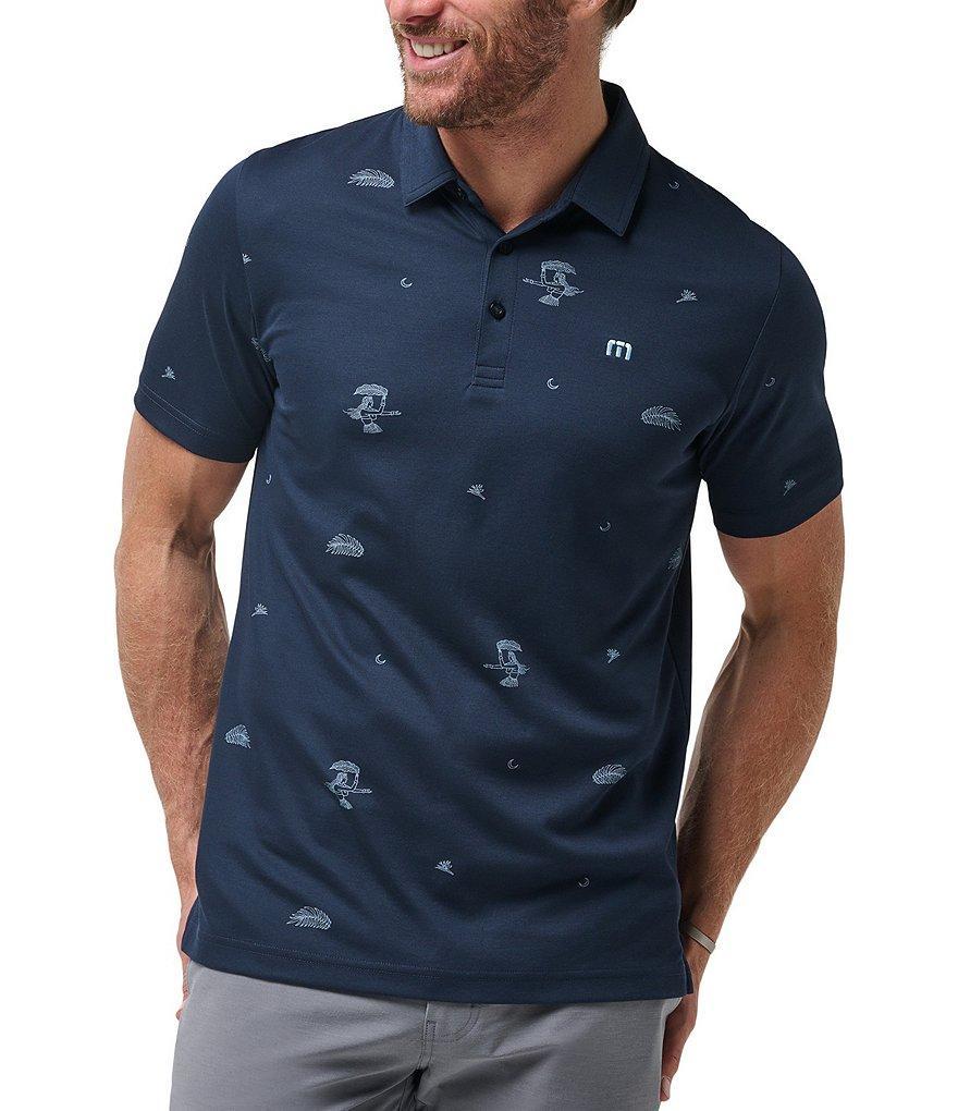 TravisMathew Beach Creature Short Sleeve Polo Shirt Product Image