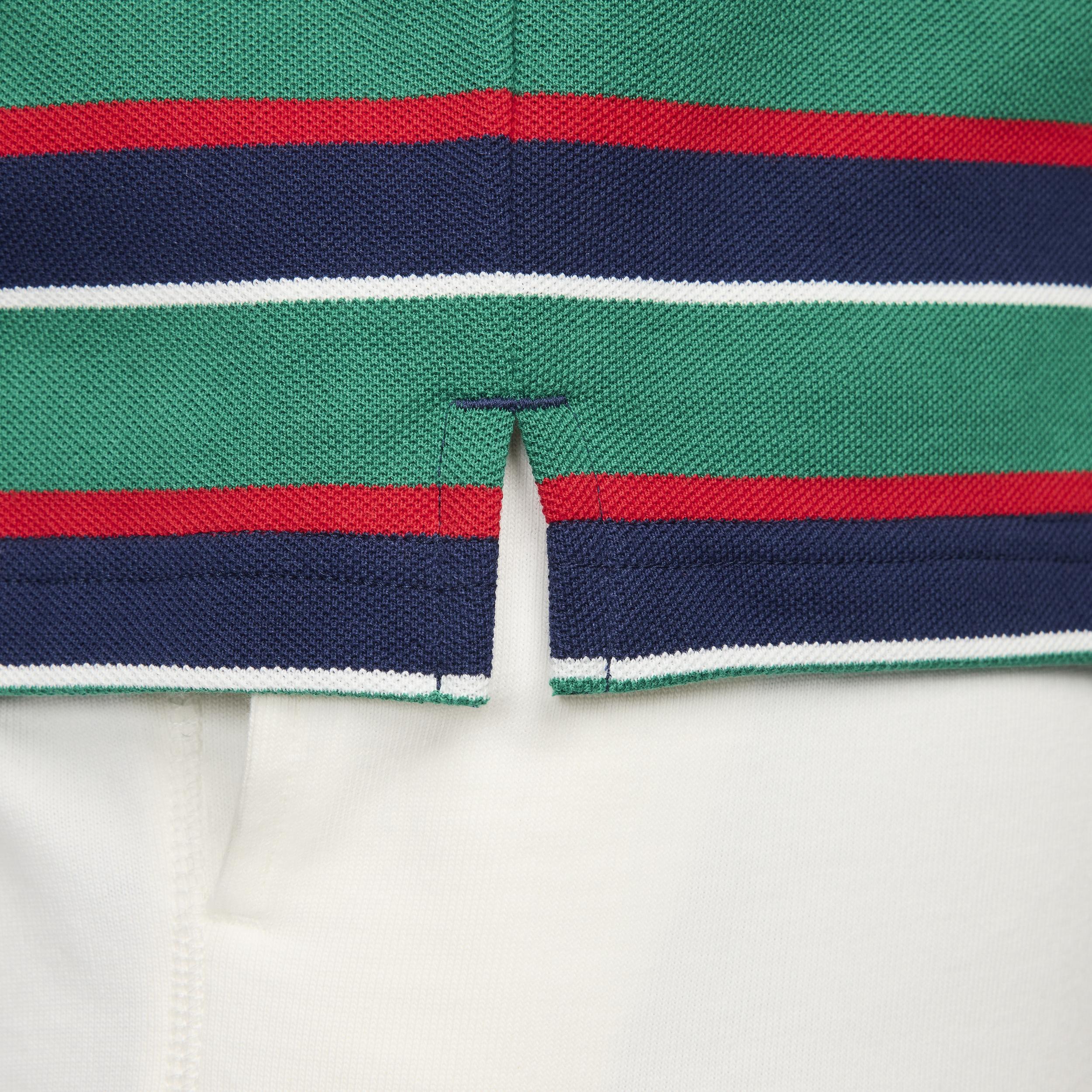 Mens Nike Club Striped Polo Shirt Product Image