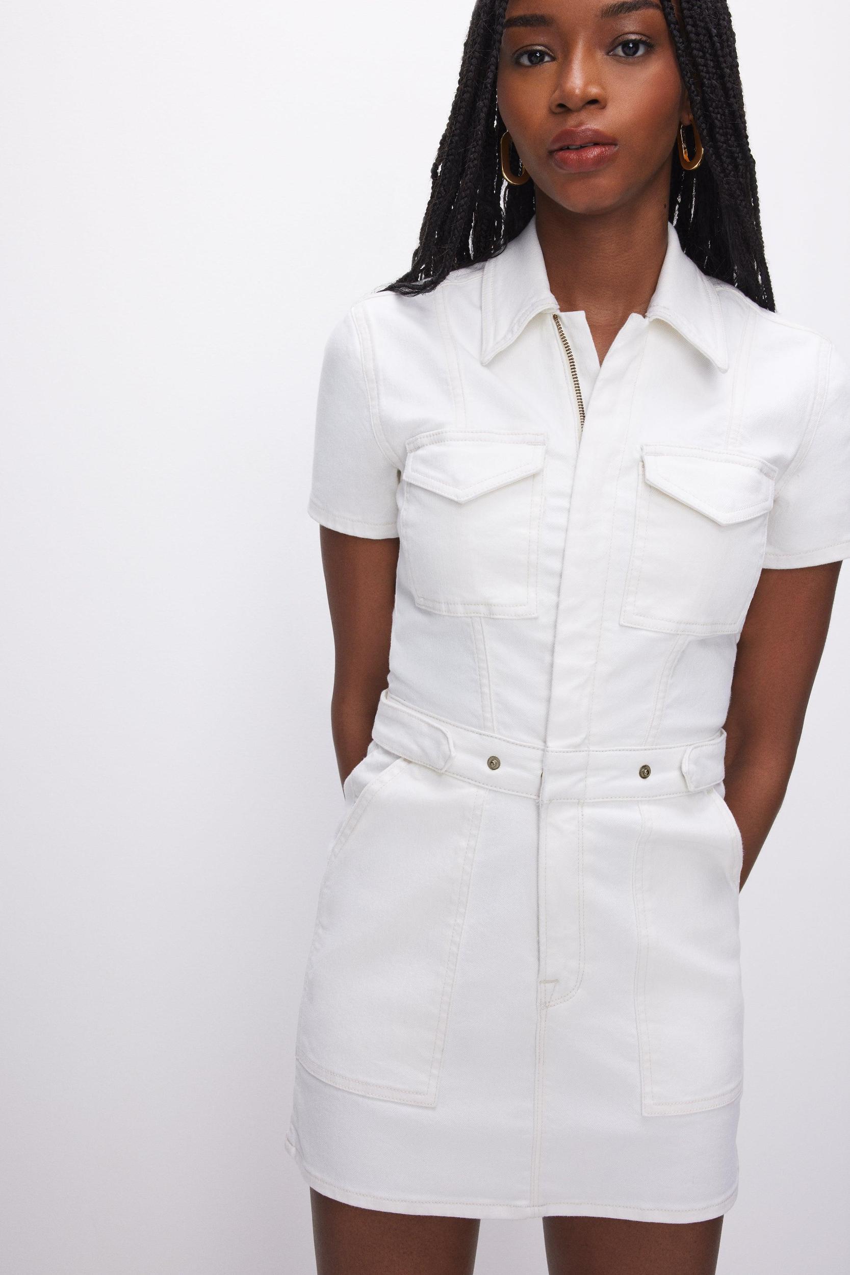 FIT FOR SUCCESS MINI DRESS | WHITE001 Product Image