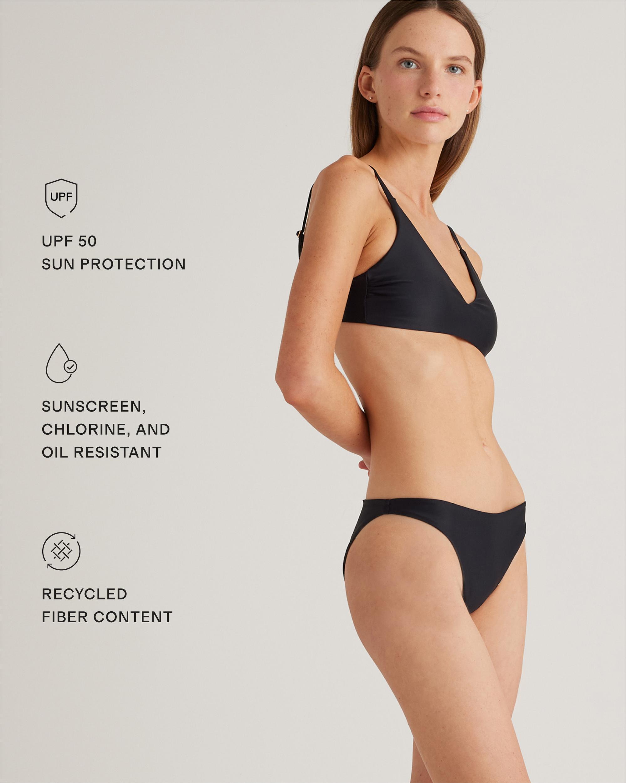 Quince | Women's Italian Low-Rise Bikini Bottom Size XS, 78% Recycled Polyamide, 22% Spandex Product Image