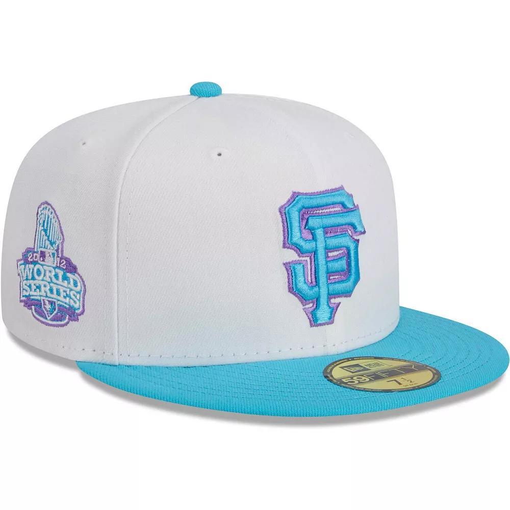 Men's New Era White San Francisco Giants  Vice 59FIFTY Fitted Hat, Size: 7 7/8 Product Image