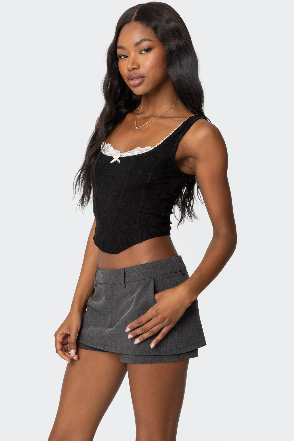Rosetta Peekaboo Lace Top Product Image