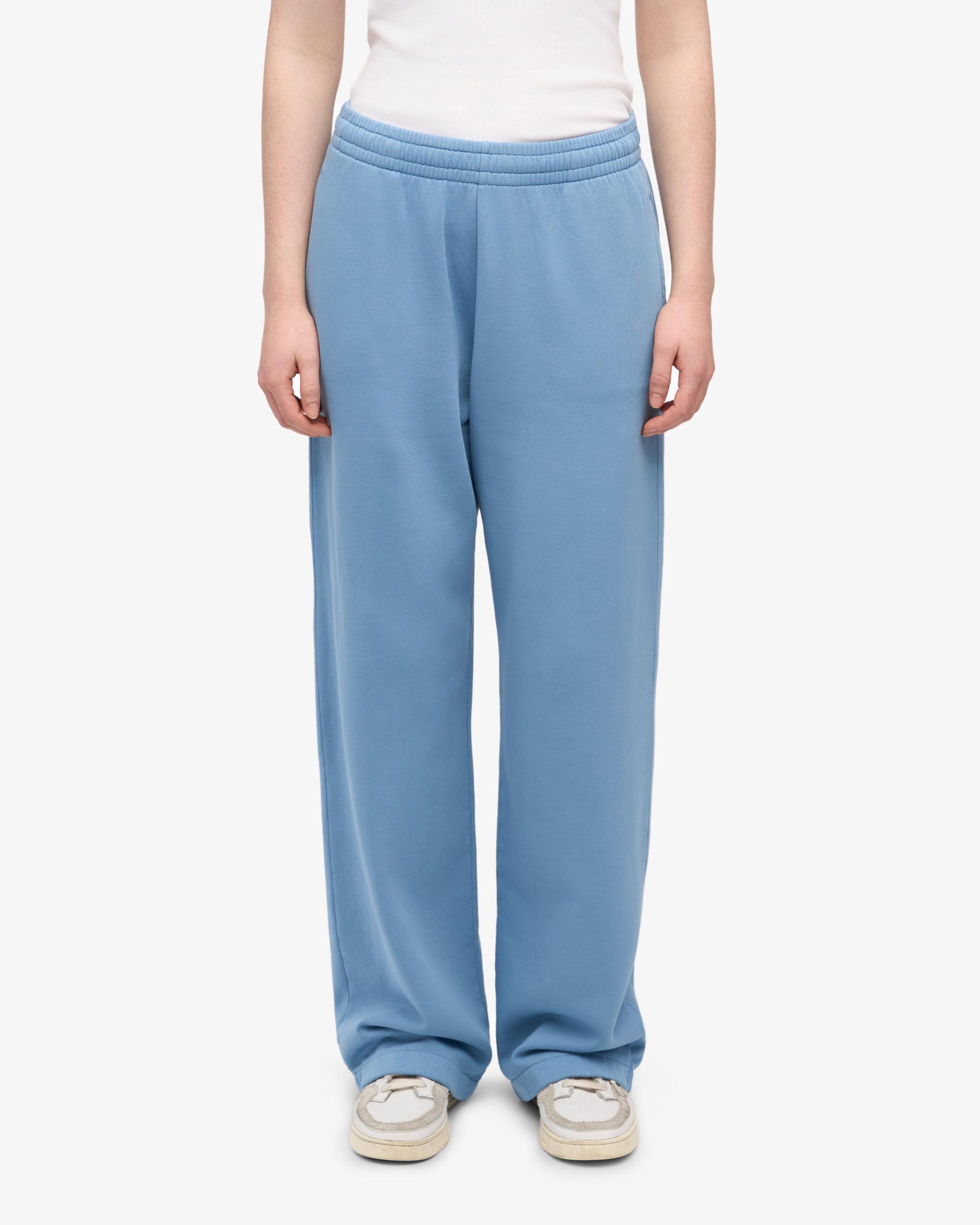 Organic Straight Leg Sweatpants - Seaside Blue Product Image