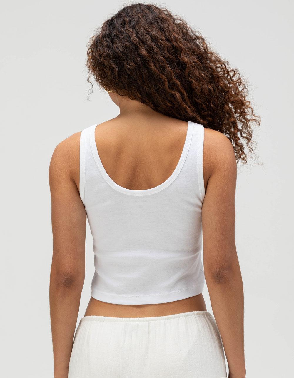 HURLEY Aloha Womens Tank Top - WHITE Product Image