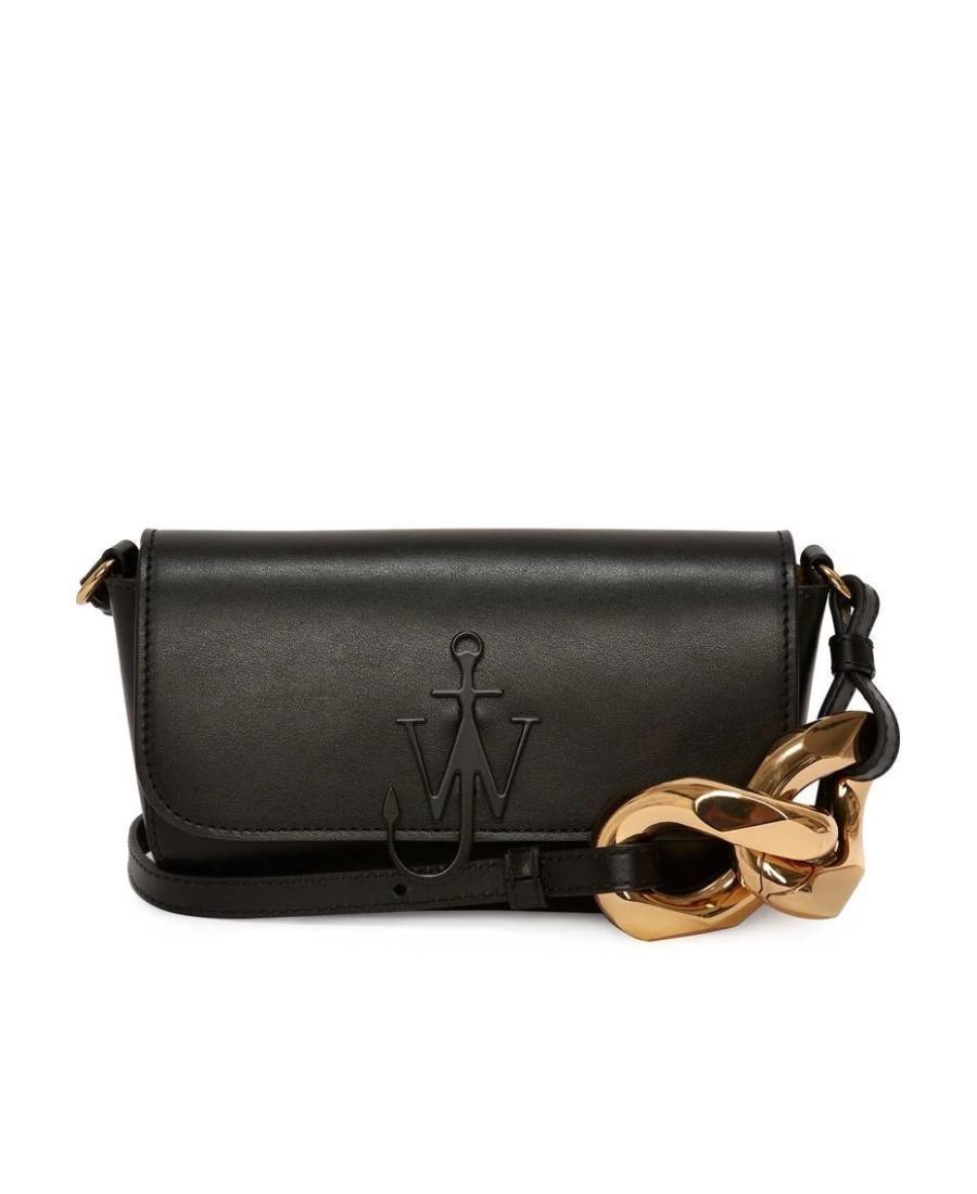 JW ANDERSON Chain Baguette Anchor Bag In Black Product Image