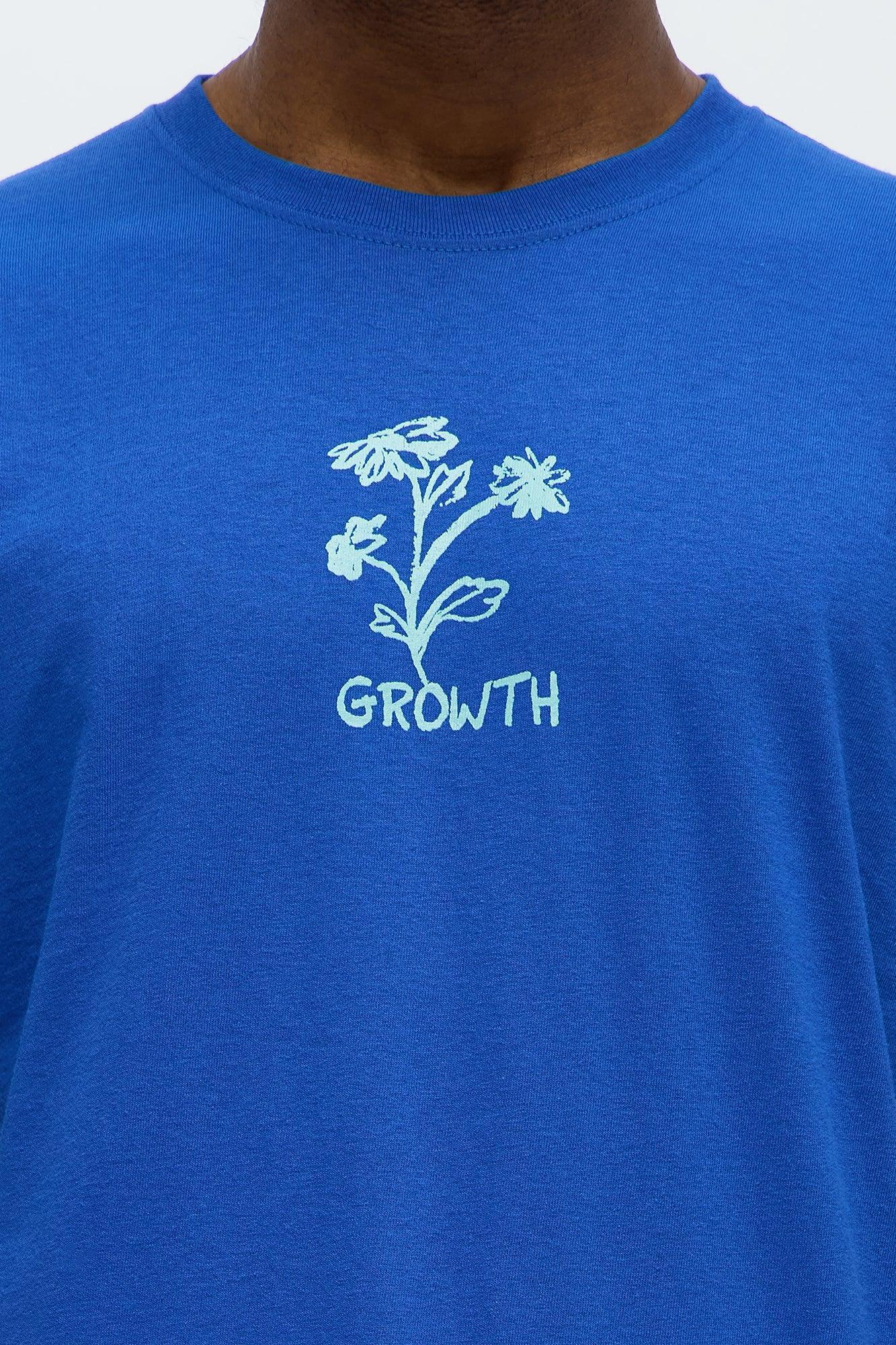 Self Made Growth Short Sleeve Tee - Blue Product Image