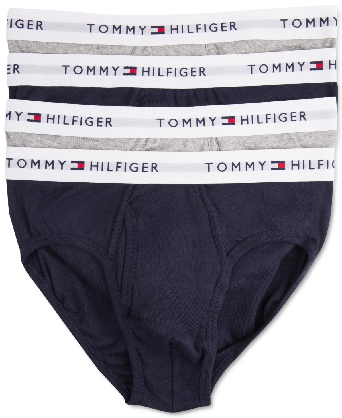 Men's Tommy Hilfiger 4-pack Cotton Classic Briefs, Size: XXL, Brown Product Image