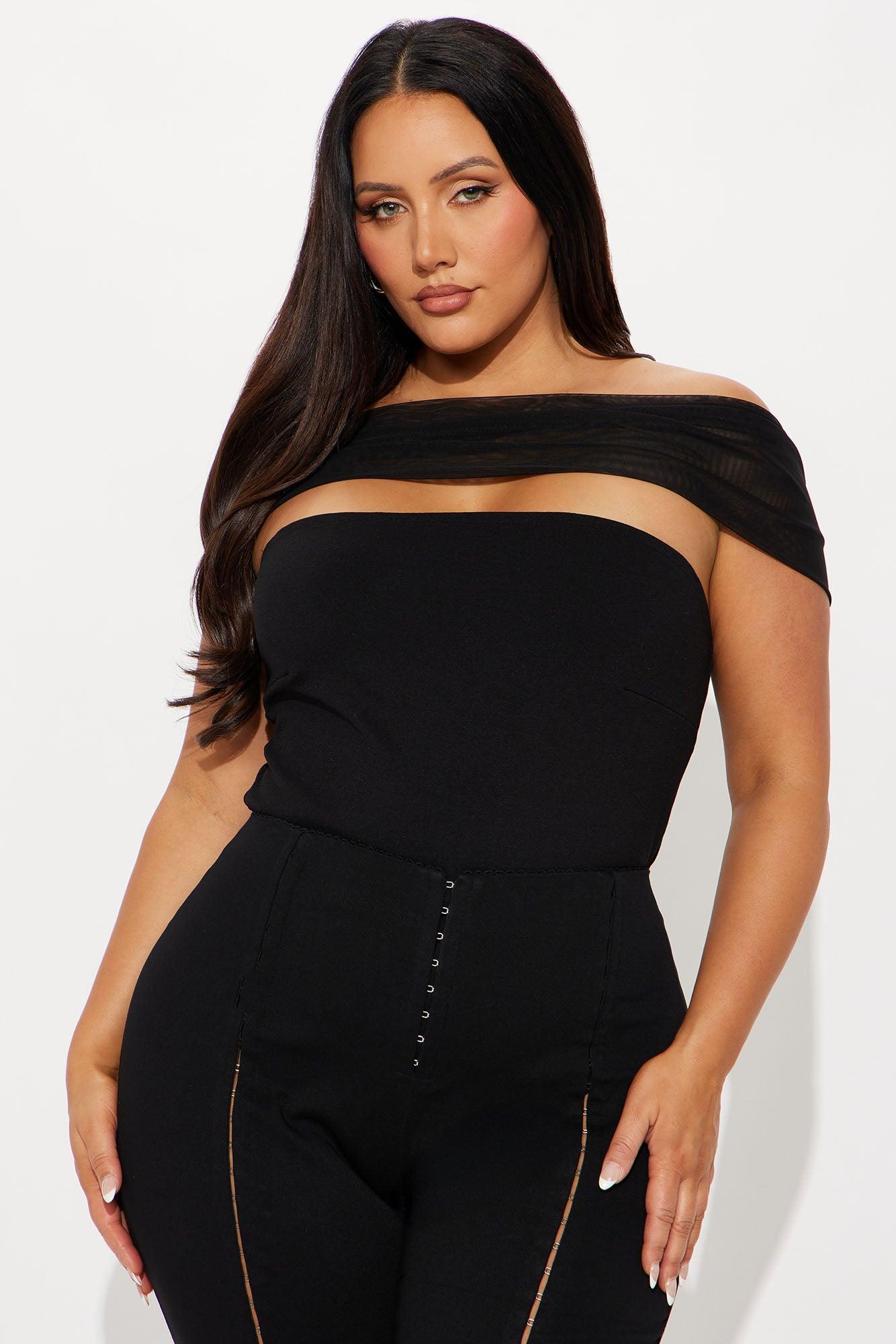 Sylvia Ponte Off Shoulder Bodysuit - Black Product Image