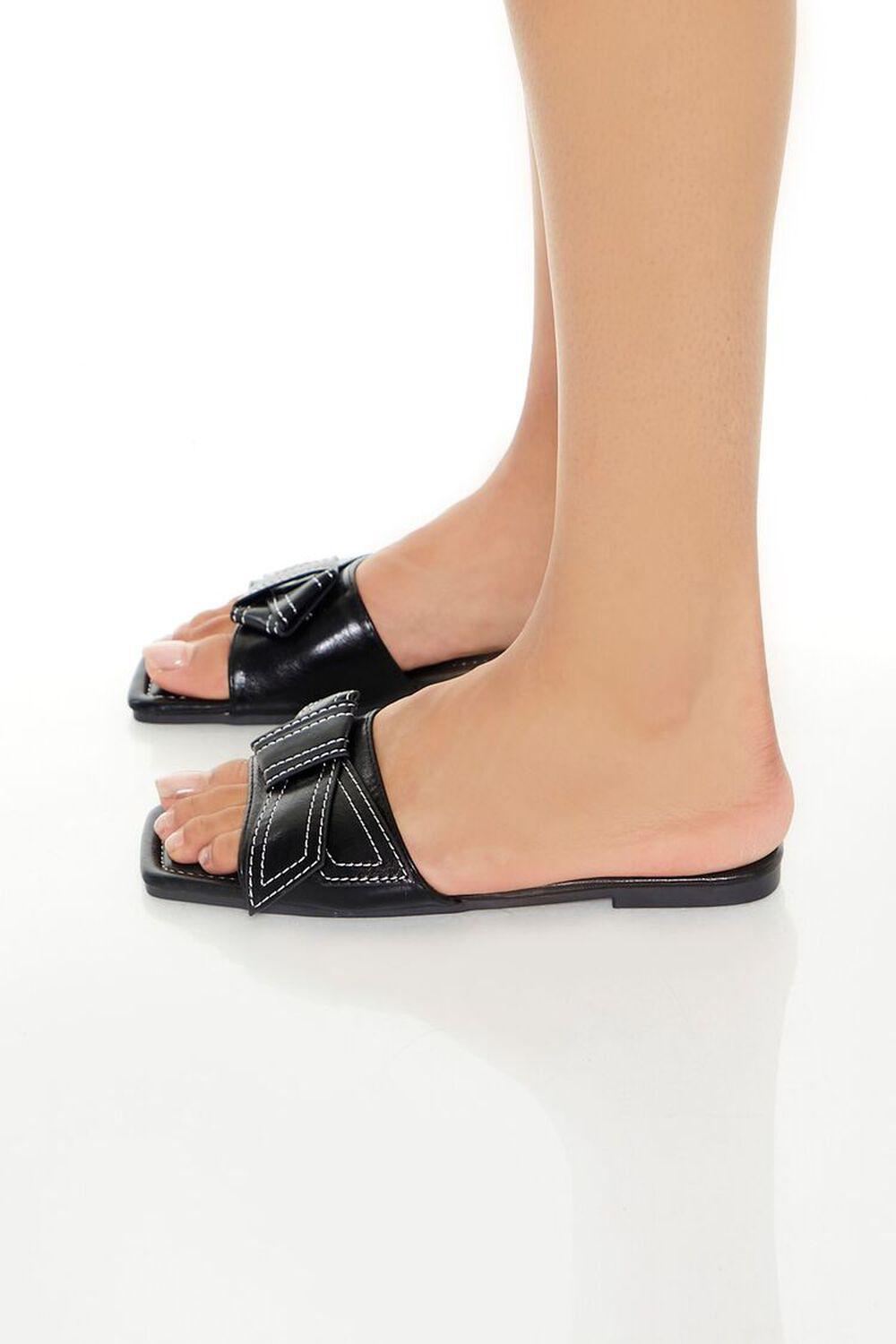 Knotted Faux Leather Sandals | Forever 21 Product Image