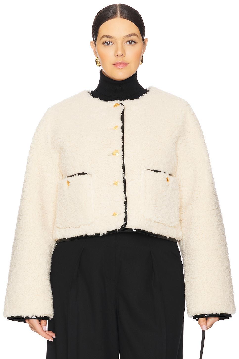 By Marianna Pauchet Reversible Faux Sherpa Jacket L'Academie Product Image