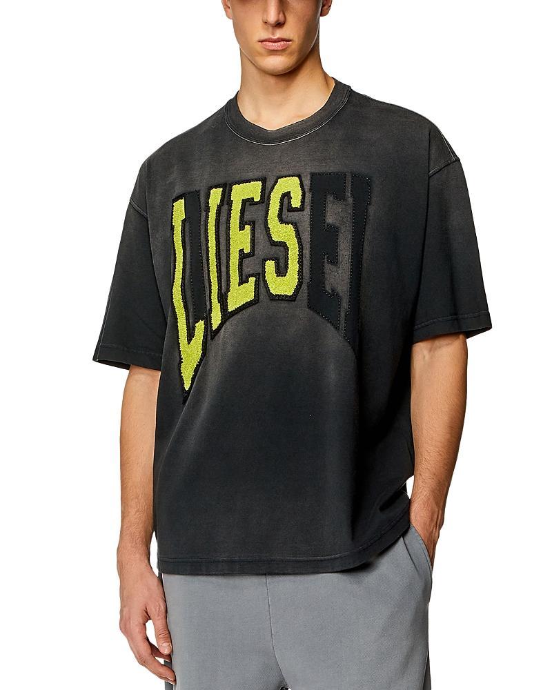 Mens T-WASH-N Logo Applique T-Shirt Product Image