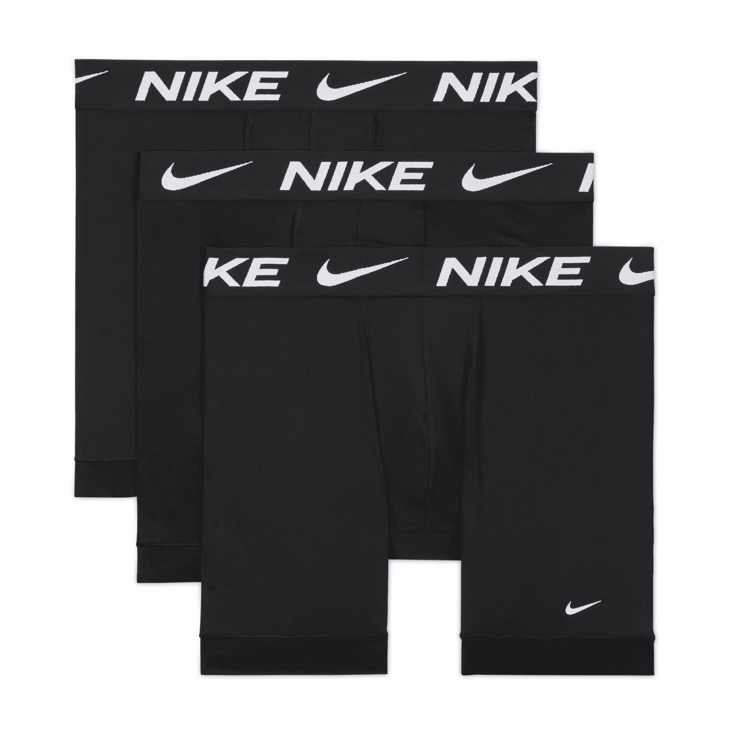 Mens Nike Dri-FIT Essential 3-pack Microfiber Boxer Briefs Product Image