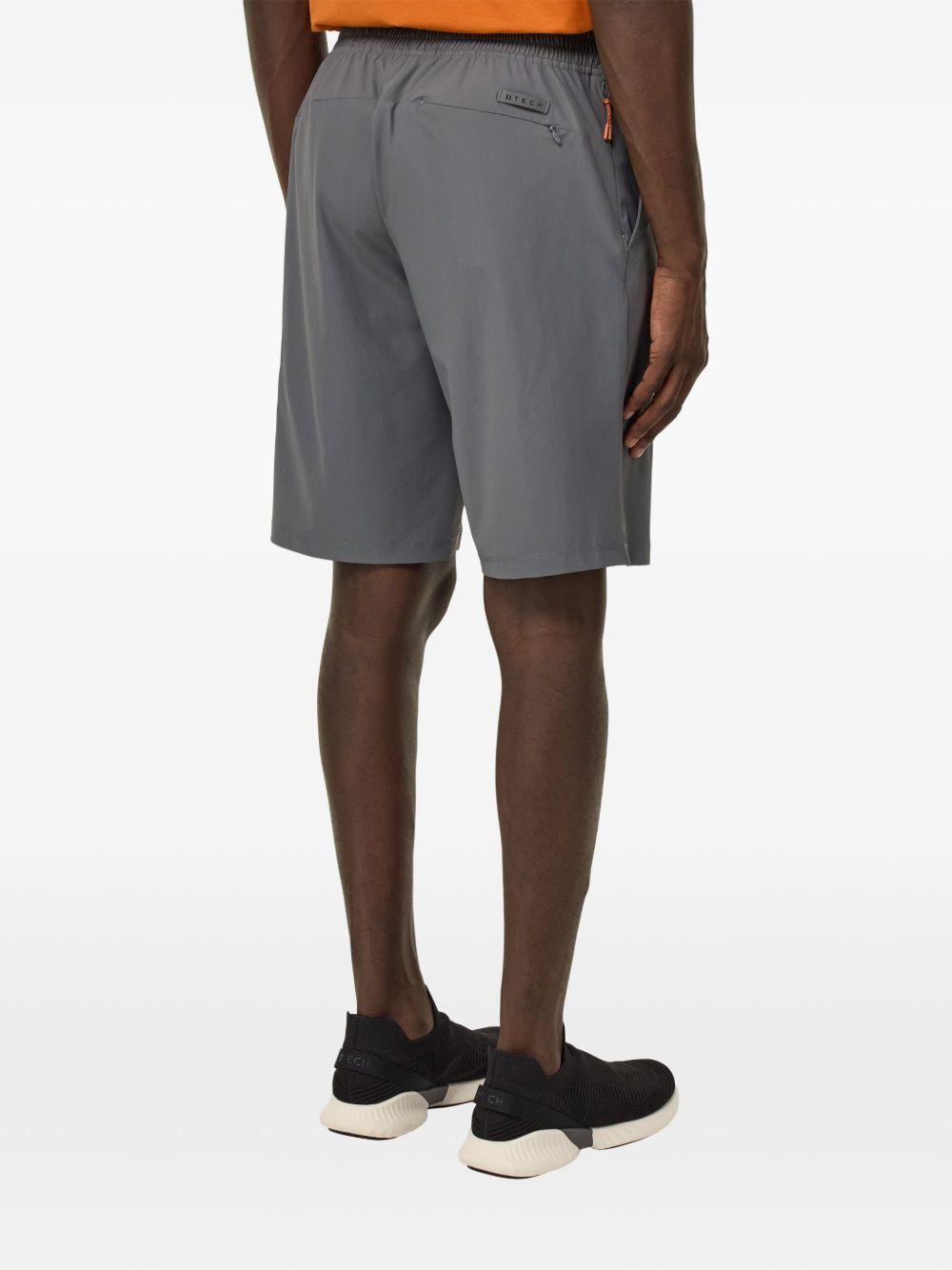 patch-pocket elasticated-waistband shorts Product Image