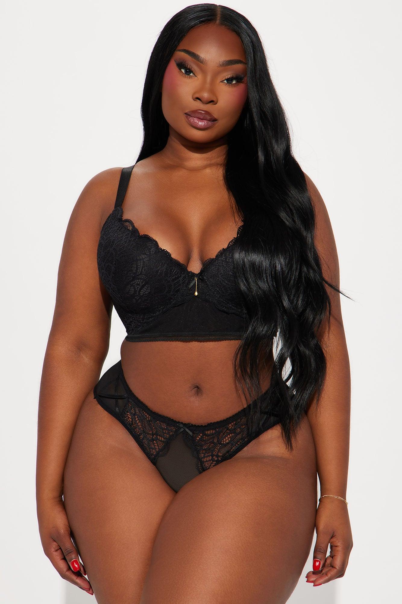 Believe In Love Lace Bra - Black Product Image