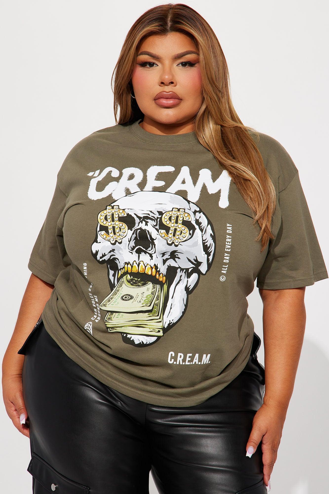 CREAM All Day Graphic Tee - Olive Product Image