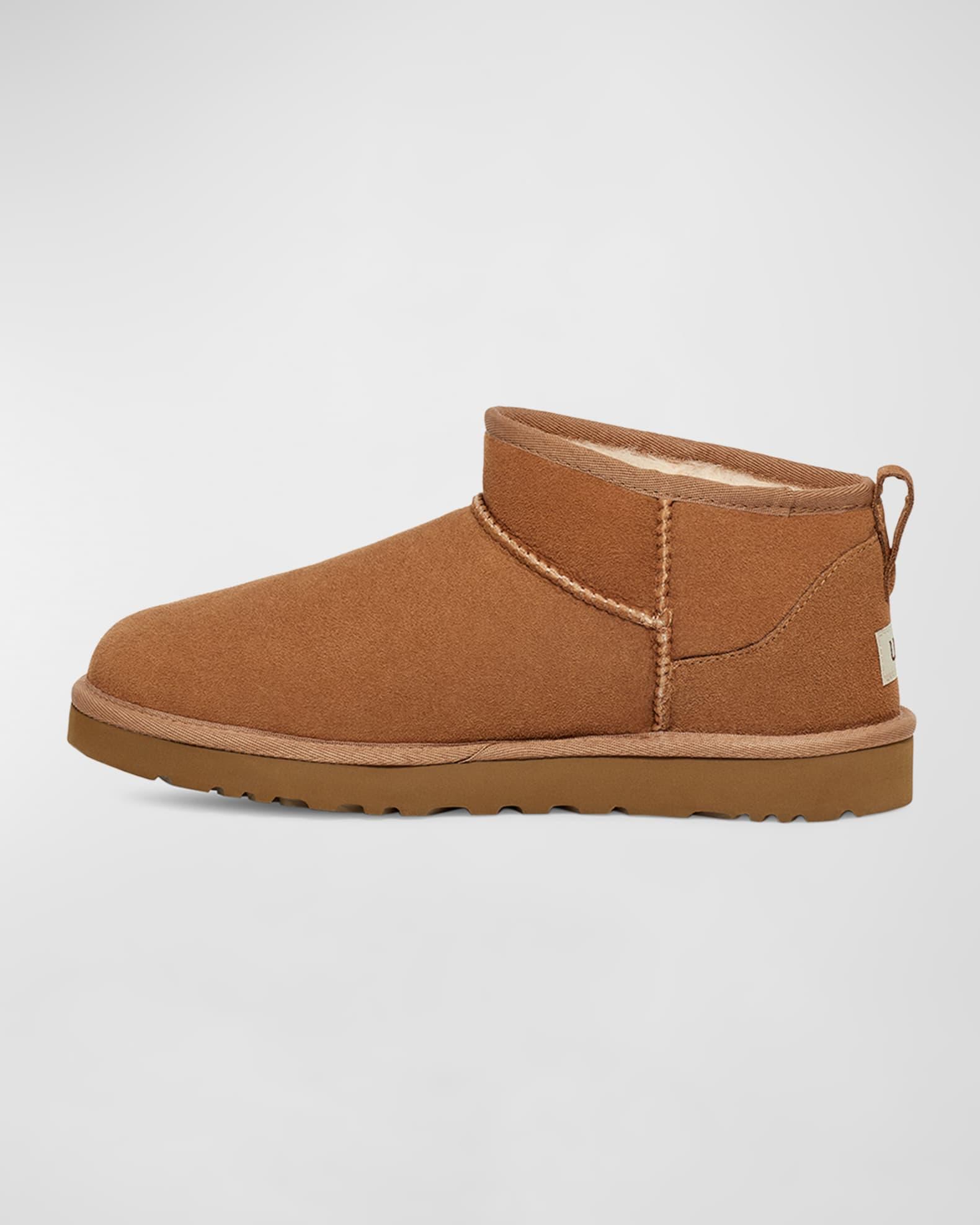 Men's Classic Ultra Mini Leather Ankle Boots Product Image