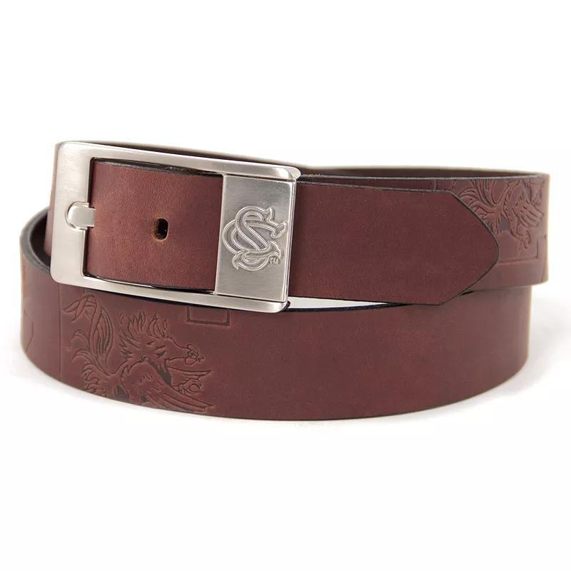 Men's Michigan State Spartans Brandish Leather Belt, Size: 38, Team Product Image