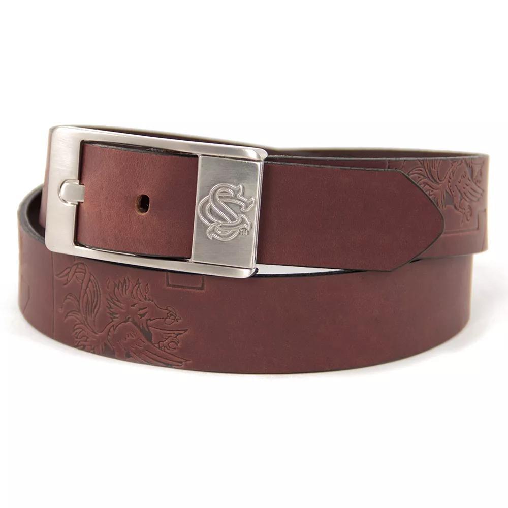 Men's Michigan State Spartans Brandish Leather Belt, Size: 38, Team Product Image