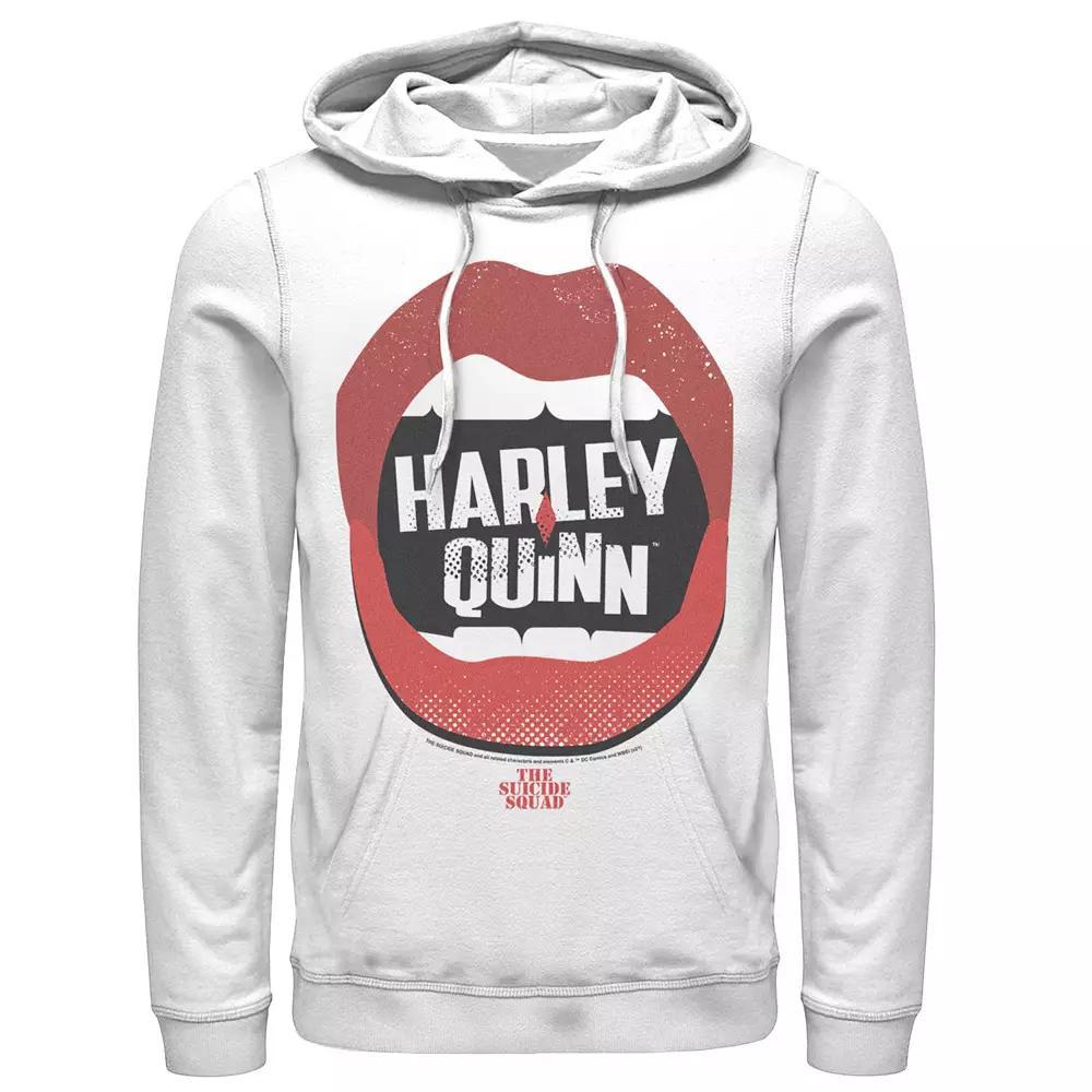 Mens The Suicide Squad Harley Quinn Lips Hoodie, Boys Product Image