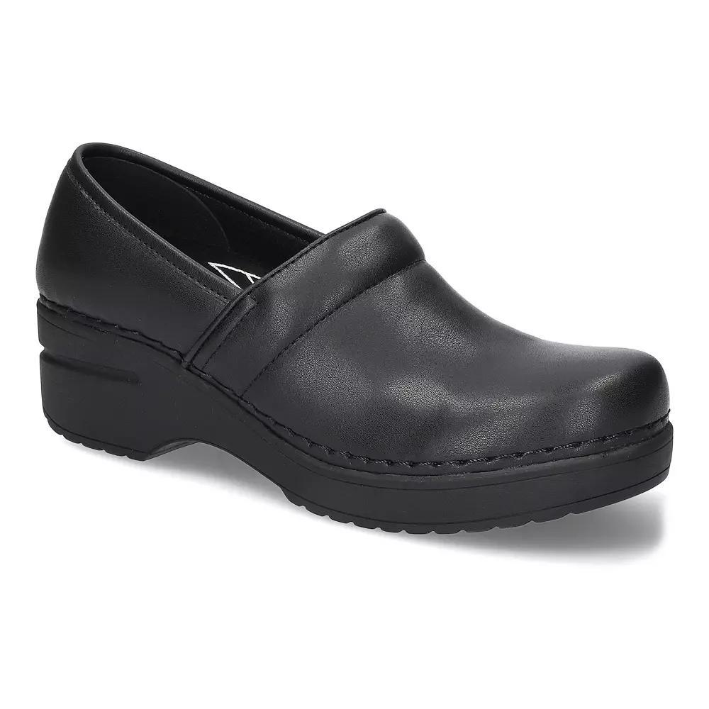 Easy Works by Easy Street Lead Women's Slip-Resistant Work Clogs, Size: 9.5 Wide, Black Tooled Product Image
