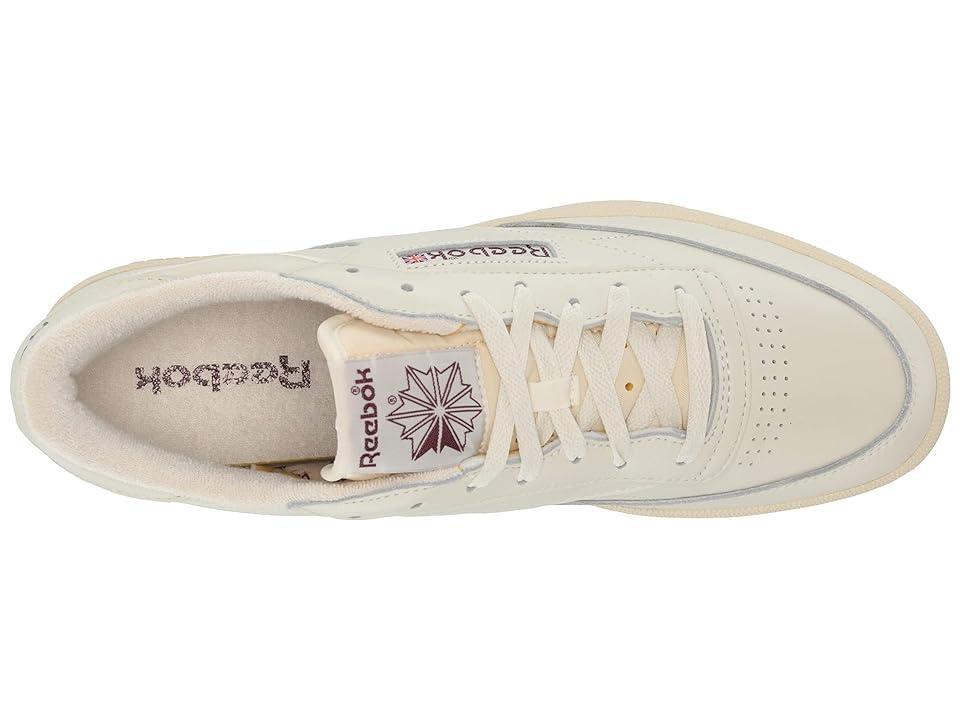 Mens Reebok Club C Vintage 85 Athletic Shoe - Chalk / Maroon Product Image