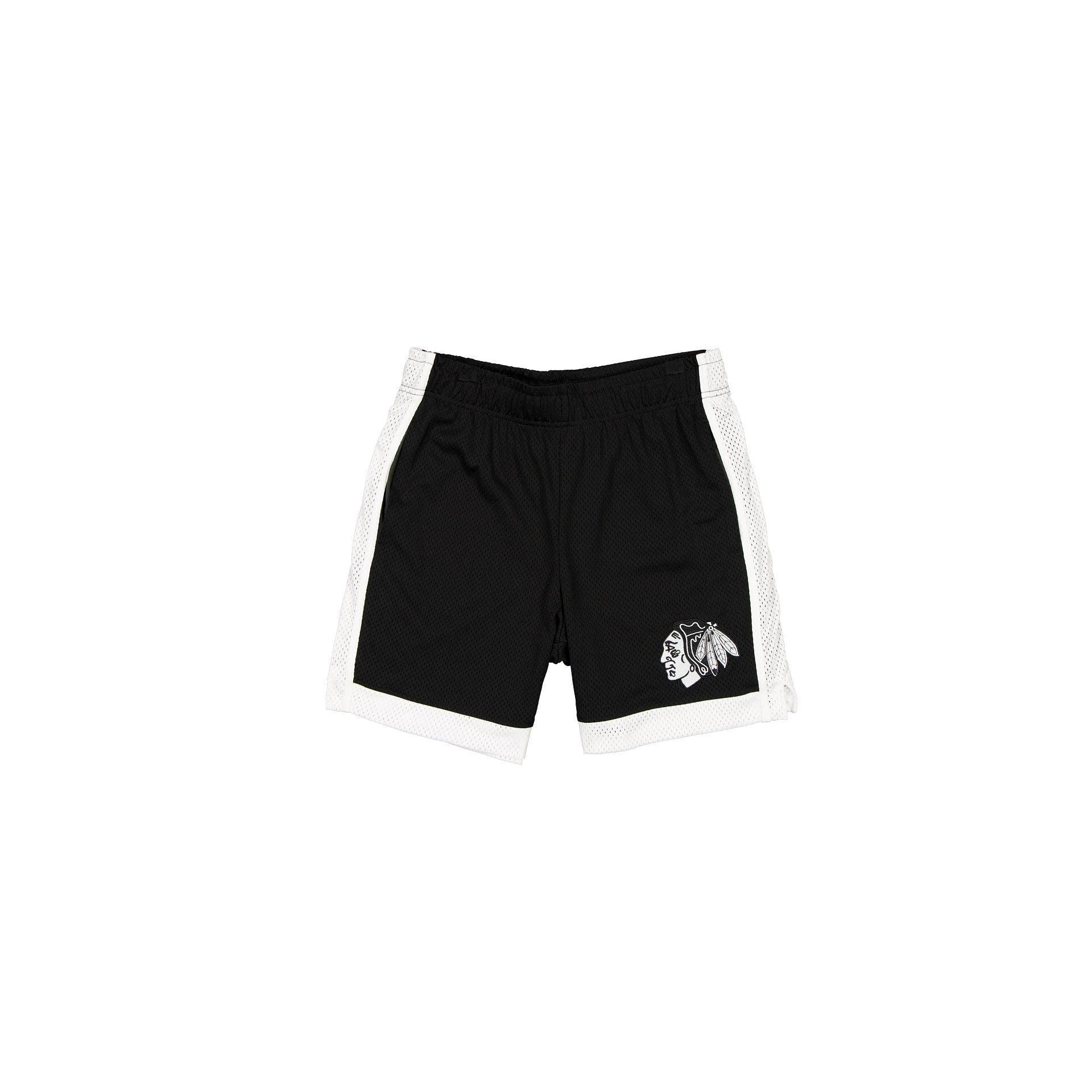 Chicago Blackhawks Sport Classics Black & White Shorts Male Product Image