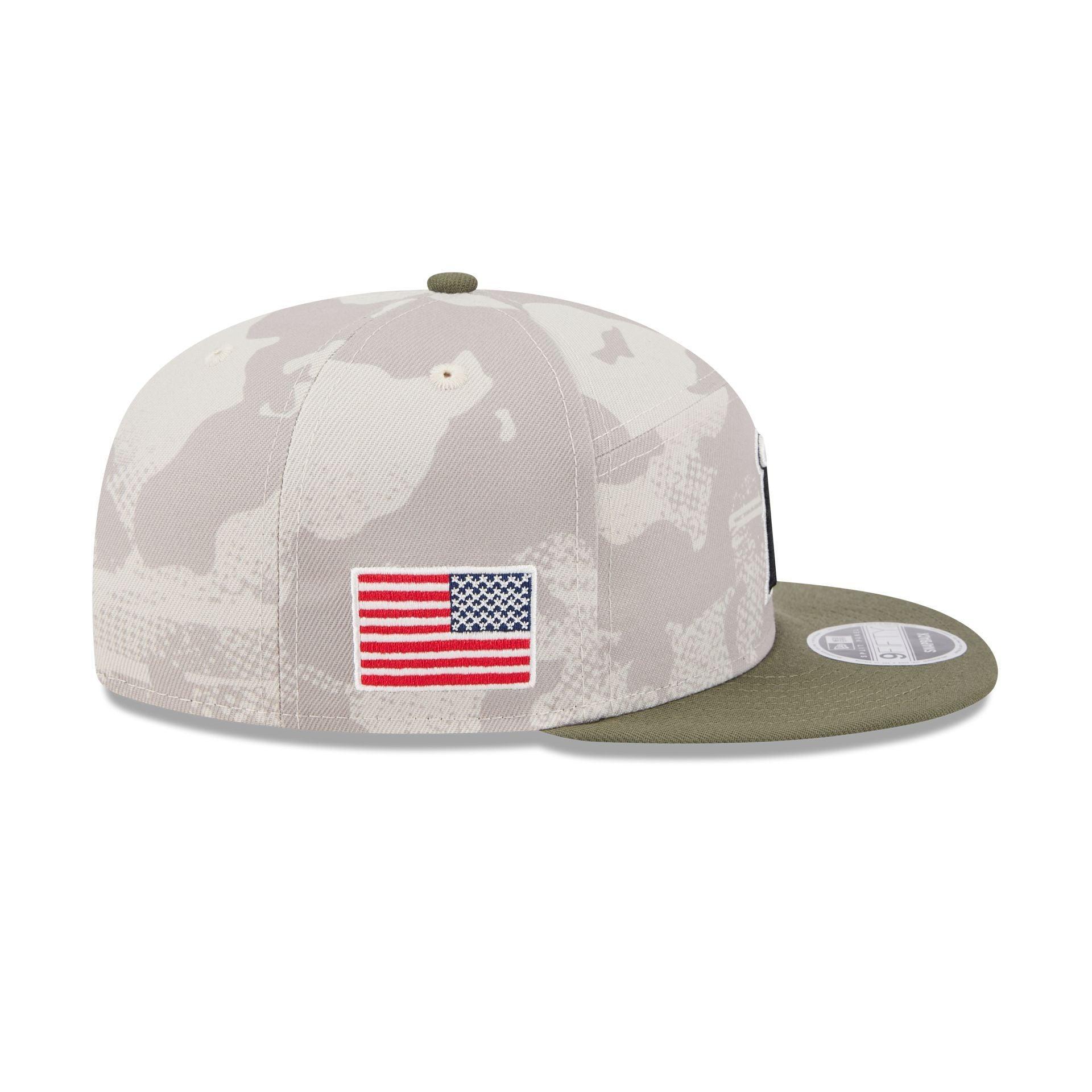 Los Angeles Angels Armed Forces Day 2025 Split Panel 9FIFTY Snapback Hat Male Product Image